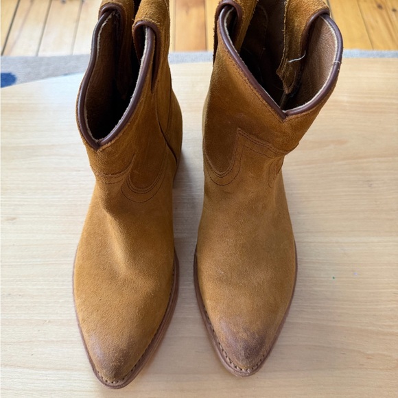 nwot Frye Suede Ankle Bootie never worn 8.5 - Picture 6 of 6